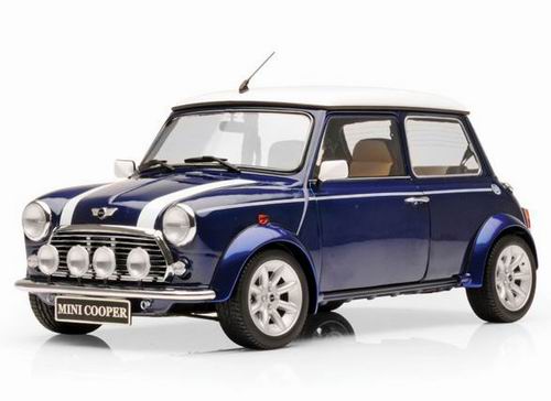 Модель 1:12 Mini Cooper 13~ (sport pack.) - blue met