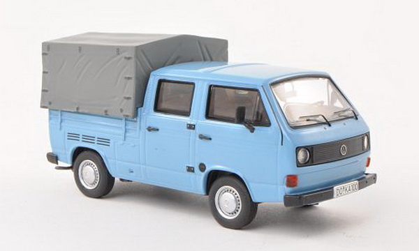Модель 1:43 Volkswagen T3а Double Cabin Blue