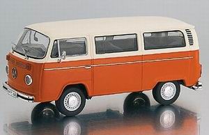 volkswagen t2b bus l - orange/white 11750 Модель 1:43