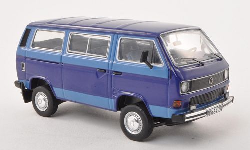 Модель 1:43 Volkswagen T3-b Syncro - blue met