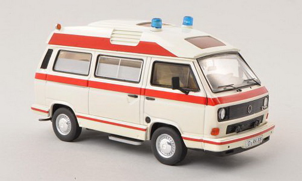 volkswagen t3b dehler "ambulance" (скорая медицинская помощь) 13059 Модель 1:43