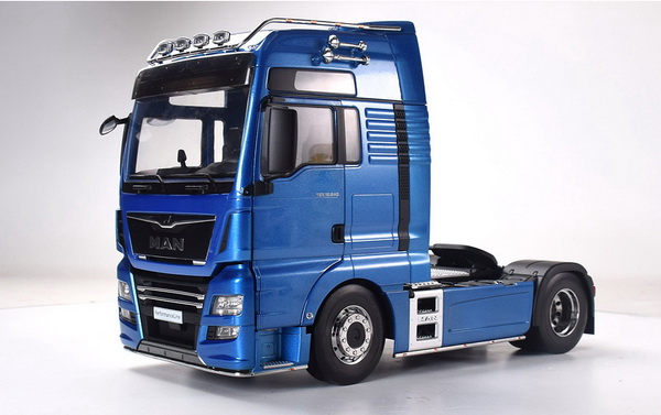 Модель 1:18 MAN TGX 18.640 4×2 BLS XXL cab (седельный тягач) - blue met