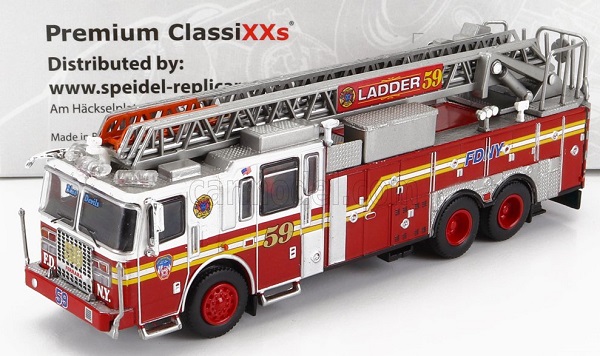 seagrave marauder ii truck fire engine f.d.n.y. new york ferrara ultra ladder 59 scala 870232 Модель 1:87