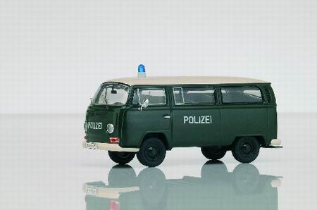 Модель 1:43 Volkswagen T2a «Polizei» - dark green