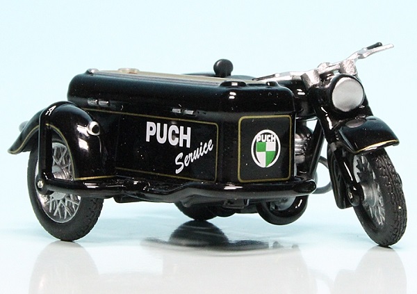 Puch SG 250 with Steib load-side-car "Puch Service" 11951 Модель 1:43
