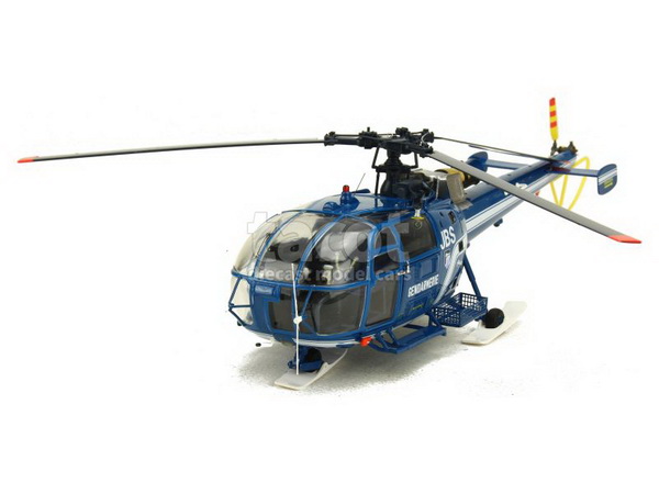 sud aviation - alouette iii bspp sa316 ii series helicopter gendarmerie PE714 Модель 1:43