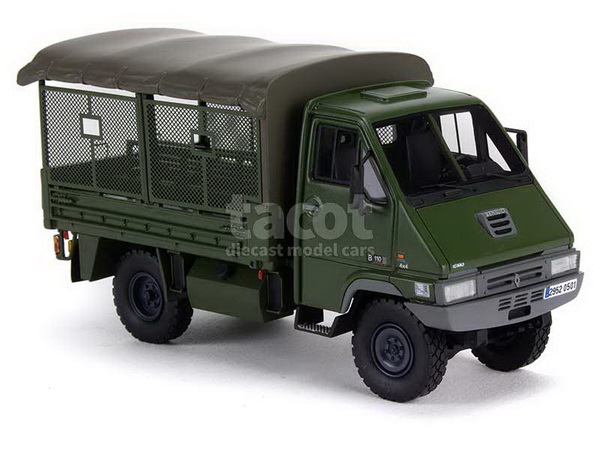renault b110 4x4 gendarmerie kaki/transport de troupes (l.e.150pcs) PE722 Модель 1:43