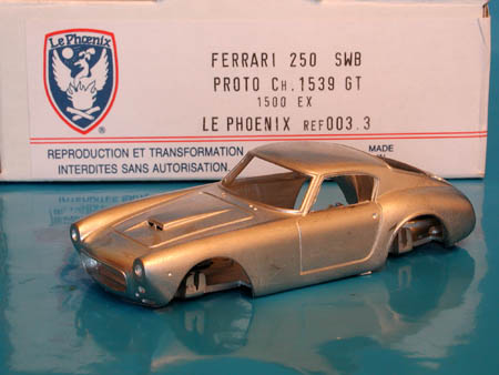 Модель 1:43 Ferrari 250 SWB Proto Ch.№1539GT (KIT)