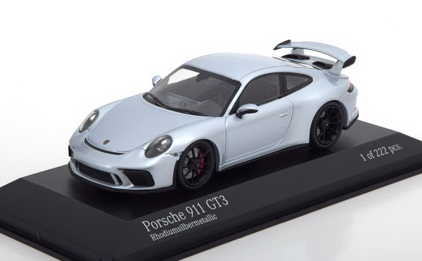 Porsche 911 (991 II) GT3 - rhodium silver met (L.E.222pcs)