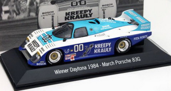 porsche march 83g team kreppy krauly racing #00 winner 24h daytona 1984 MAP02028414 Модель 1:43