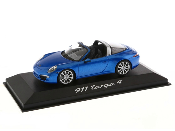 Модель 1:43 Porsche 911 targa 4 - blue