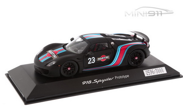 Модель 1:43 Porsche 918 Spyder Prototype №23 «Martini Racing» (L.E.3000pcs)