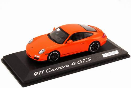 porsche 911 carrera 4 gts (997) - pastell-orange WAP0201140C Модель 1:43