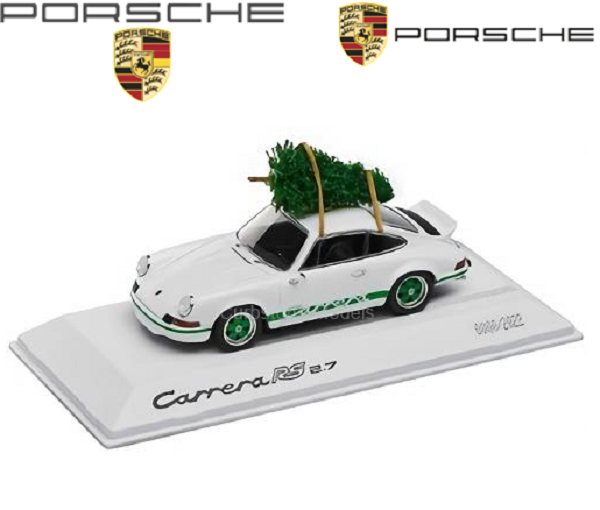 Модель 1:43 Porsche 911 Carrera RS 2.7 with Christmas tree red