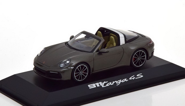 Модель 1:43 Porsche 911 (992) targa 4S - grey