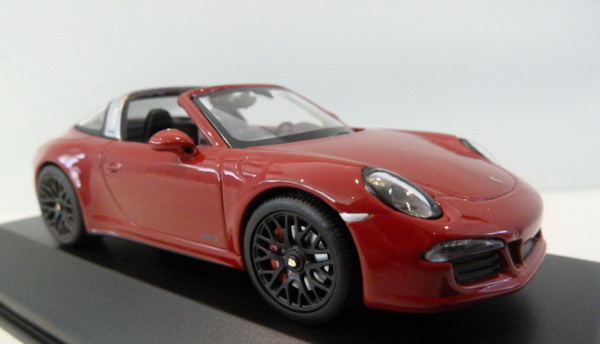 Модель 1:43 Porsche 991 targa 4S GTS - red