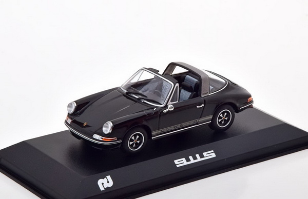Модель 1:43 Porsche 911 S 2.4 targa «50 Years Porsche Design» - black