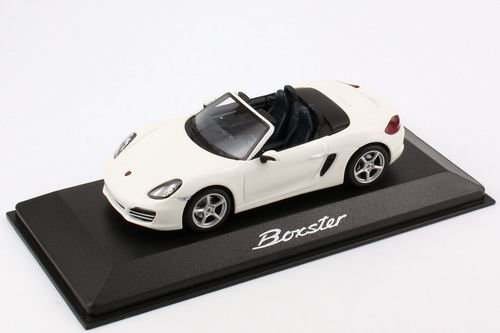Модель 1:43 Porsche Boxster (981) - white