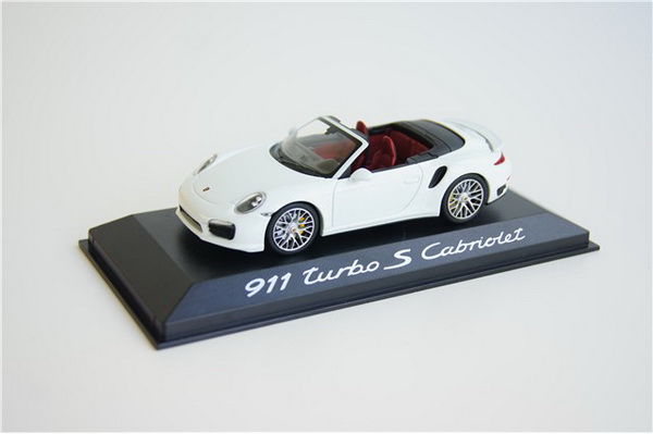 Модель 1:43 Porsche 911 turbo S Cabrio (991) - white