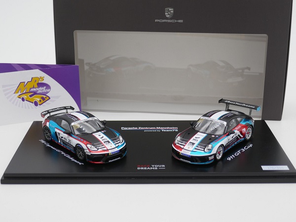 Модель 1:43 Porsche Sports Cup 2021 718 Cayman GT4 CS #20 & 911 GT3 Cup #21 (Set )