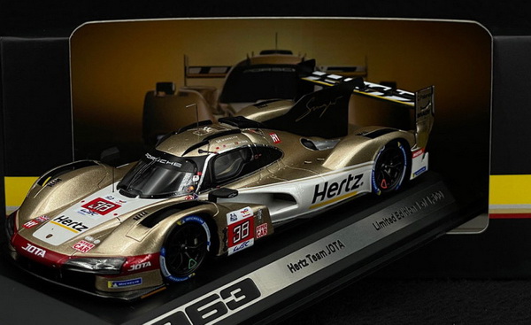 Модель 1:43 Porsche 963 Hertz Team Jota n° 38 24h Le Mans 2023 Antonio Felix da Costa / Will Stevens / Ye Yifei
