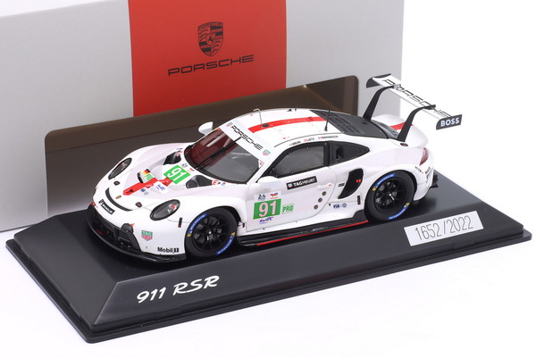Модель 1:43 Porsche 911 991-2 RSR-19 4.2l Team Porsche GT N 91 Winner LMGTE Pro Class 24h Le Mans 2022 G.Bruni - R.Lietz - F.Makowiecki
