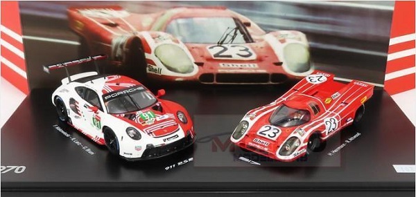 Модель 1:43 Porsche Salzburg: 917 KH #23 & 911 RSR #91 24h LeMans 1970-2020 2-Car Set