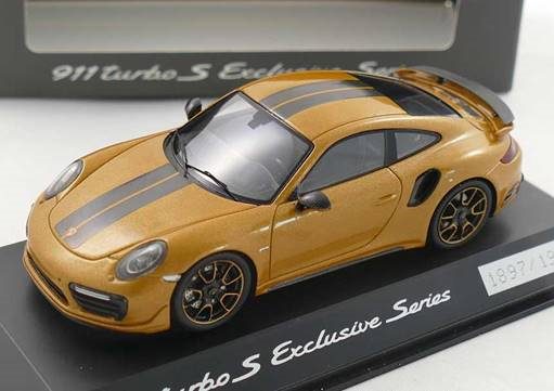 Модель 1:43 Porsche 991 turbo S Exclusive Series - Gold