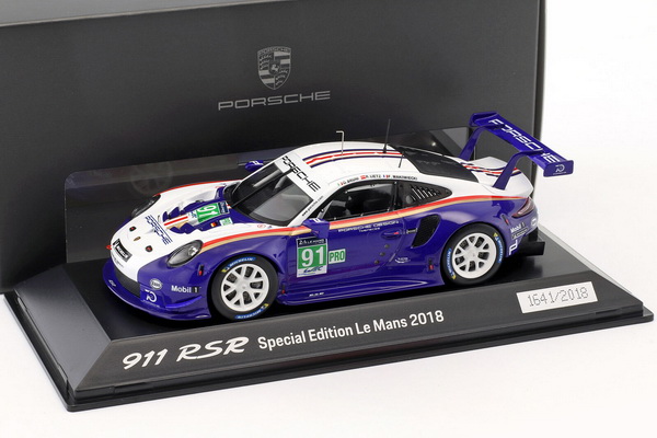 Porsche 911 (991) RSR №91 24h Le Mans Rothmanns (Lietz - G.Bruni - Frederic Makowiecki Makowiecki) (L.E.2018pcs)