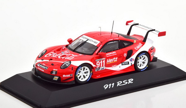 Модель 1:43 Porsche 911 RSR №911 «Coca-Cola» IMSA (Frederic Makowiecki - Pilet - Tandy)