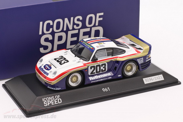Модель 1:43 Porsche 961 - 24h Le Mans 1987 - R.Metge/C.Haldi/K.Nierop