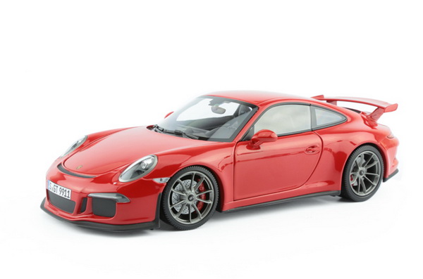 Модель 1:18 Porsche 991 GT3 RS - red