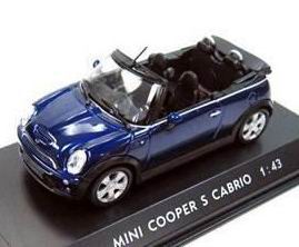 Модель 1:43 Mini Cooper S Cabrio - blue