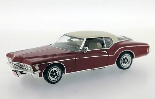 buick riviera coupe - red with white roof PRD071 Модель 1:43
