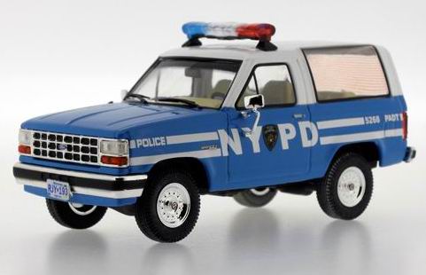 Модель 1:43 Ford Bronco II 4х4 полиция NYPD