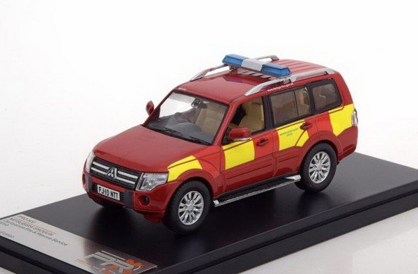 mitsubishi pajero uk derbyshire fire & rescue (пожарно-спасательный) PRD502 Модель 1:43