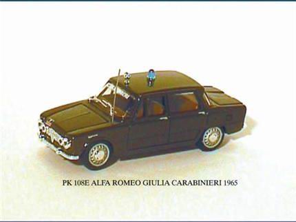 Модель 1:43 Alfa Romeo Giulia Berlina «Carabinieri»