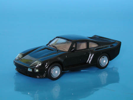 Модель 1:43 Porsche Almeras Biturbo - black