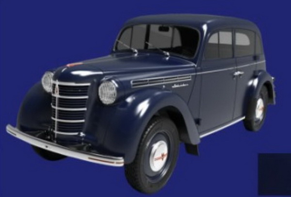 Модель 1:18 «Москвич» 400-420 - синий