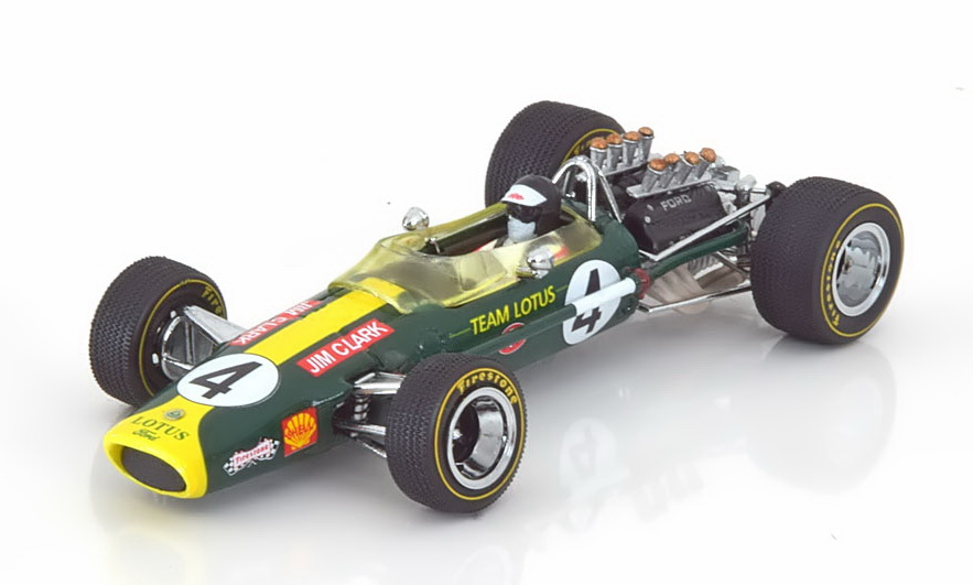 Модель 1:43 Lotus Ford 49 №4 Winner GP South Africa (Jim Clark)