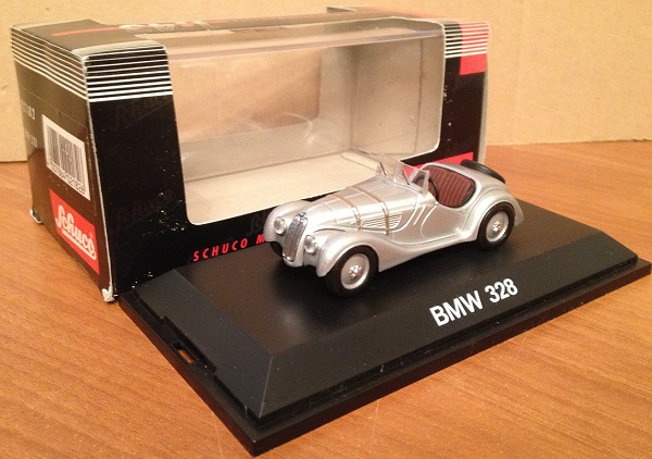 Модель 1:43 BMW 328 Cabrio silver