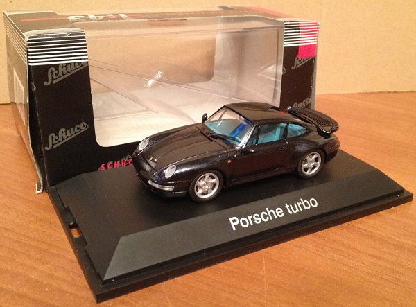 porsche turbo - black 04112 Модель 1:43