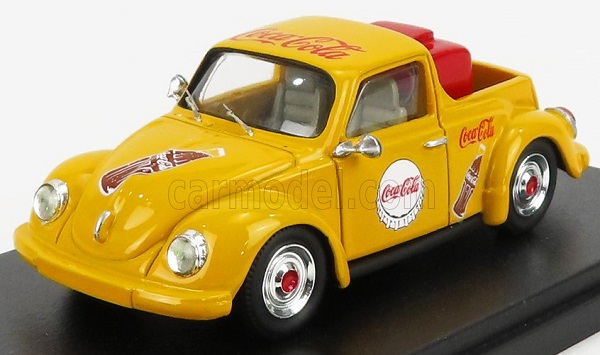 Модель 1:43 Volkswagen Beetle PICK-UP «Coca-Cola» - yellow