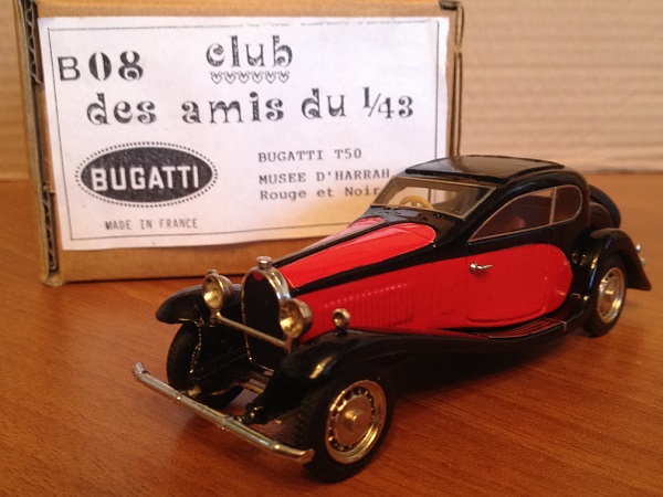 Модель 1:43 Bugatti T50 MUSEE D'HARRAH