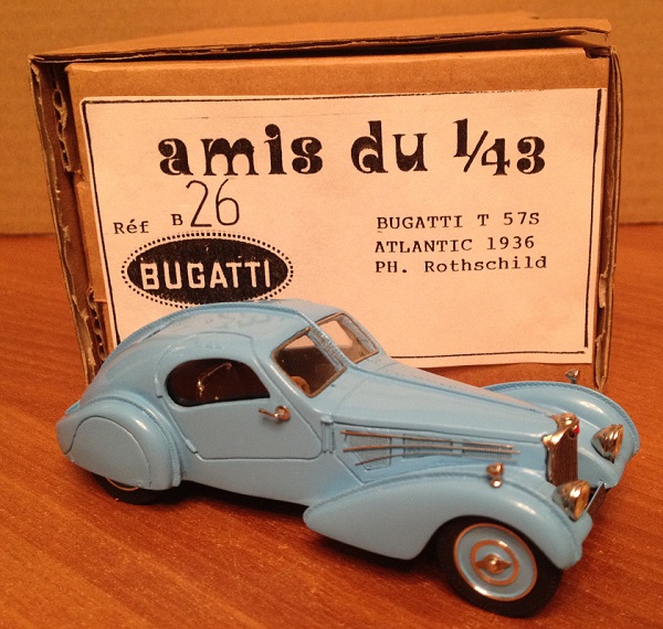 Модель 1:43 Bugatti T57S Atlantic Ph.Rothschild Ch. 57374