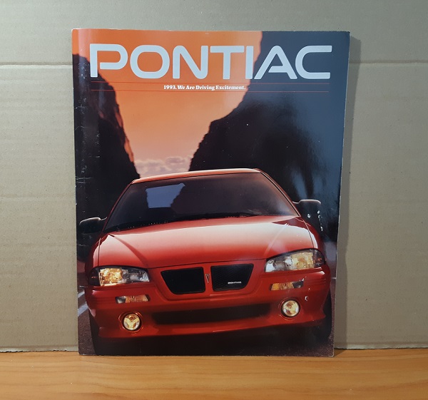 1993 pontiac full line 96 page color brochure catalog B-4010 Модель 1:1