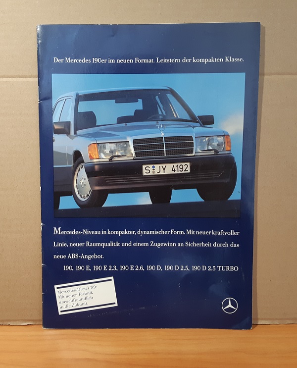 Модель 1:1 Der Mercedes 190er imneuen Format katalog