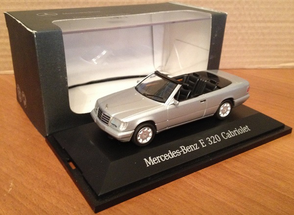 mercedes-benz e 320 cabrio - silver B66005710 Модель 1:43