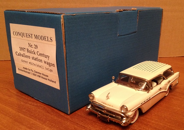Модель 1:43 Buick Century Caballero Station Wagon - Dover White/Shell Beige