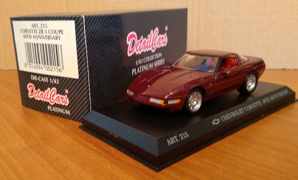 Модель 1:43 Chevrolet Corvette 40th Anniversary - red